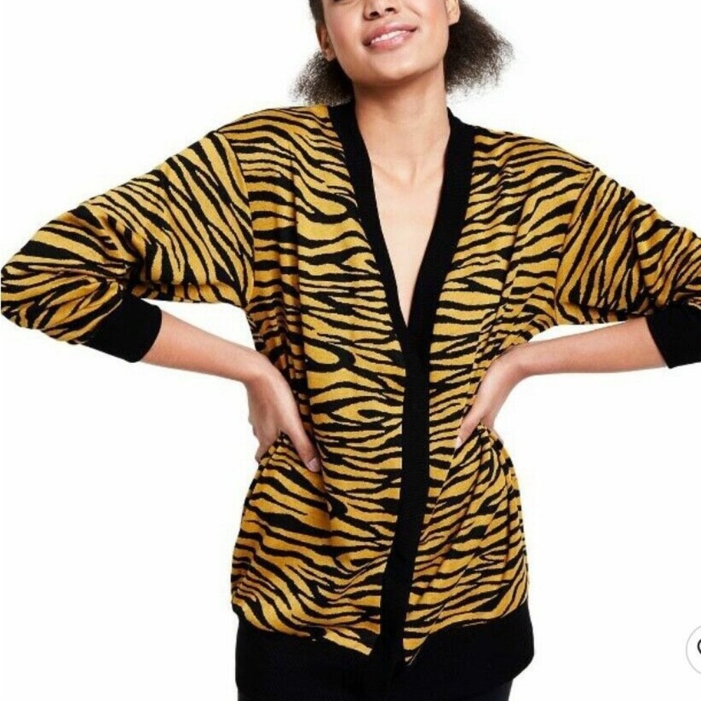 Target x Victor Glemaud Tiger Stripe cardigan